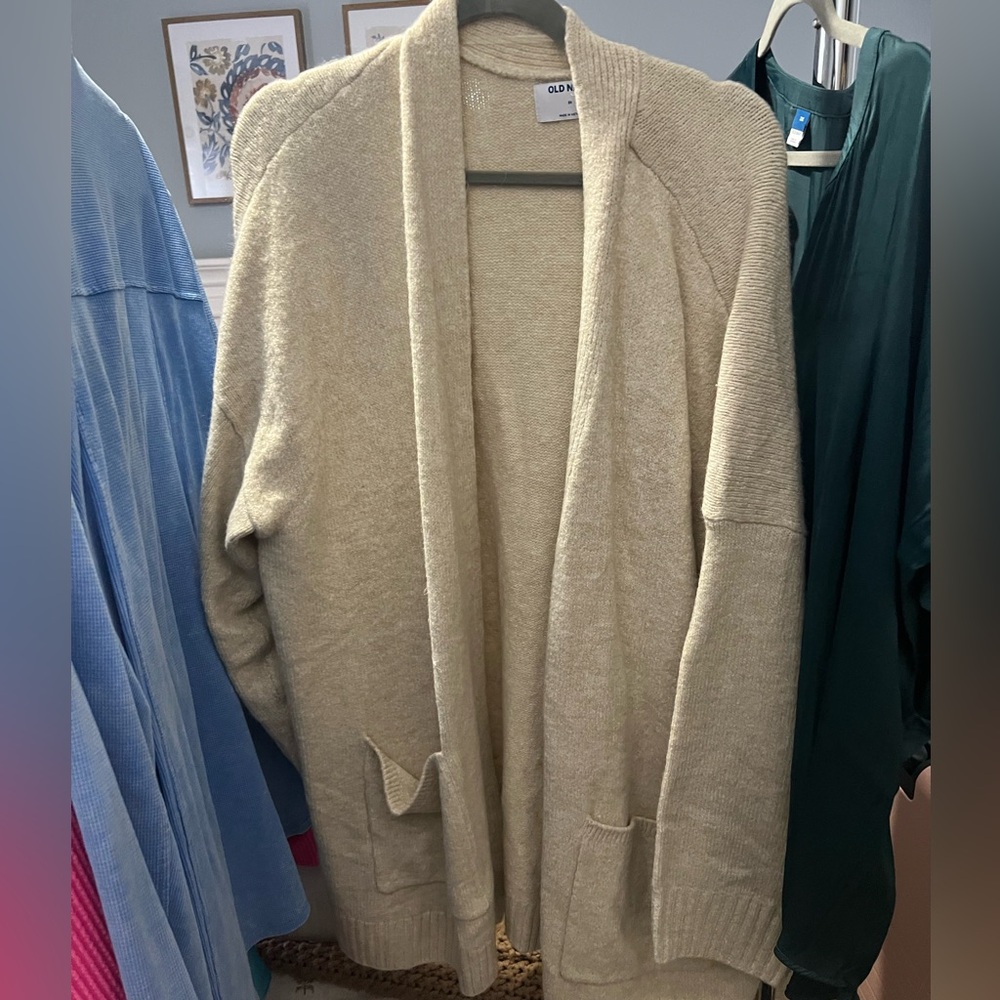 Old Navy Cream Cardigan